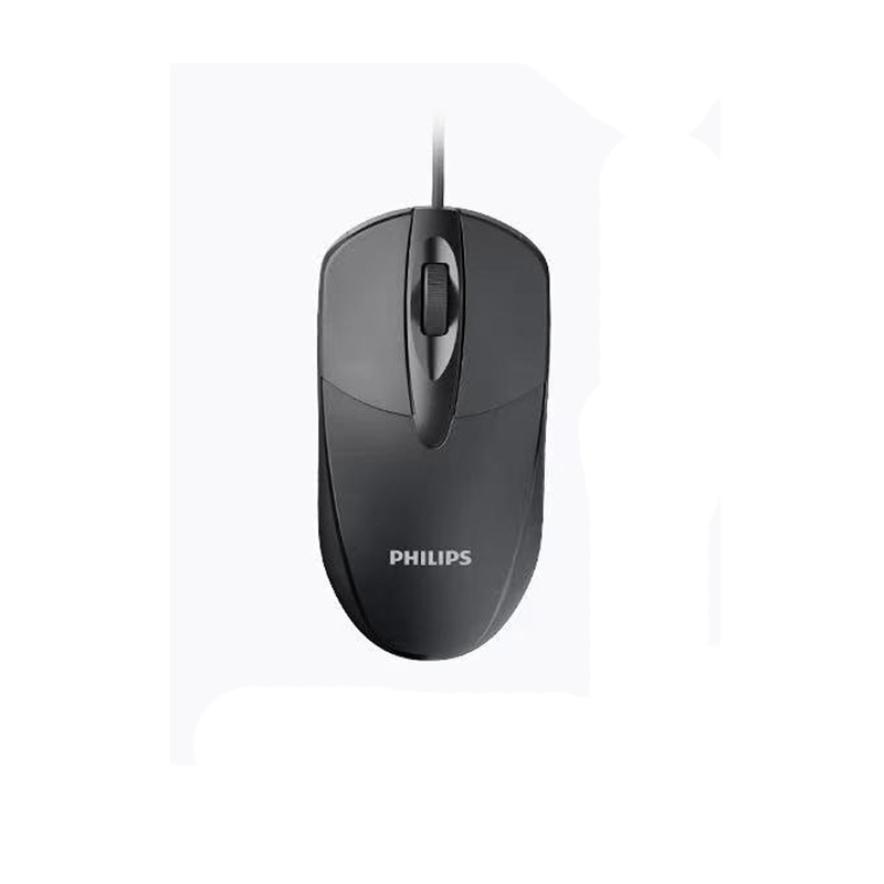 飛利浦SPK7105筆記本台式機電腦USB鼠標通用有線辦公商務Philips