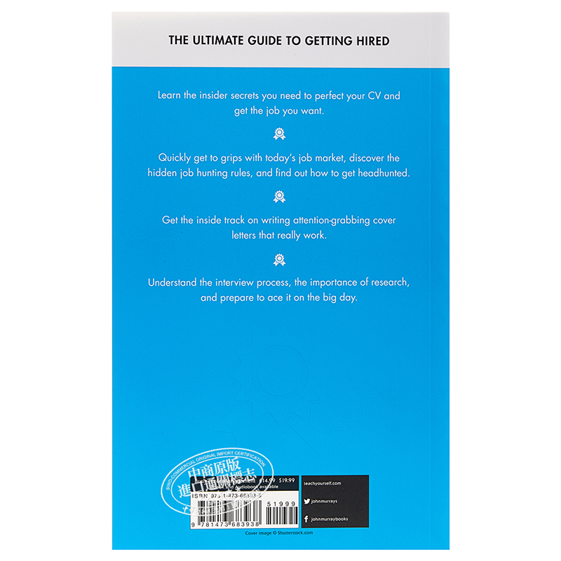 自學系列：終ji求職 英文原版 The Ultimate Job Hunting Book Patricia Scudamore H & S General Publishing