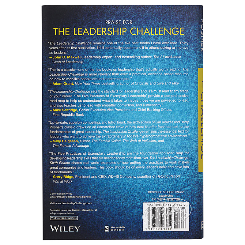 領導力挑戰 英文原版 The Leadership Challenge: How to Make Extraordinary Things Happen in Organizations