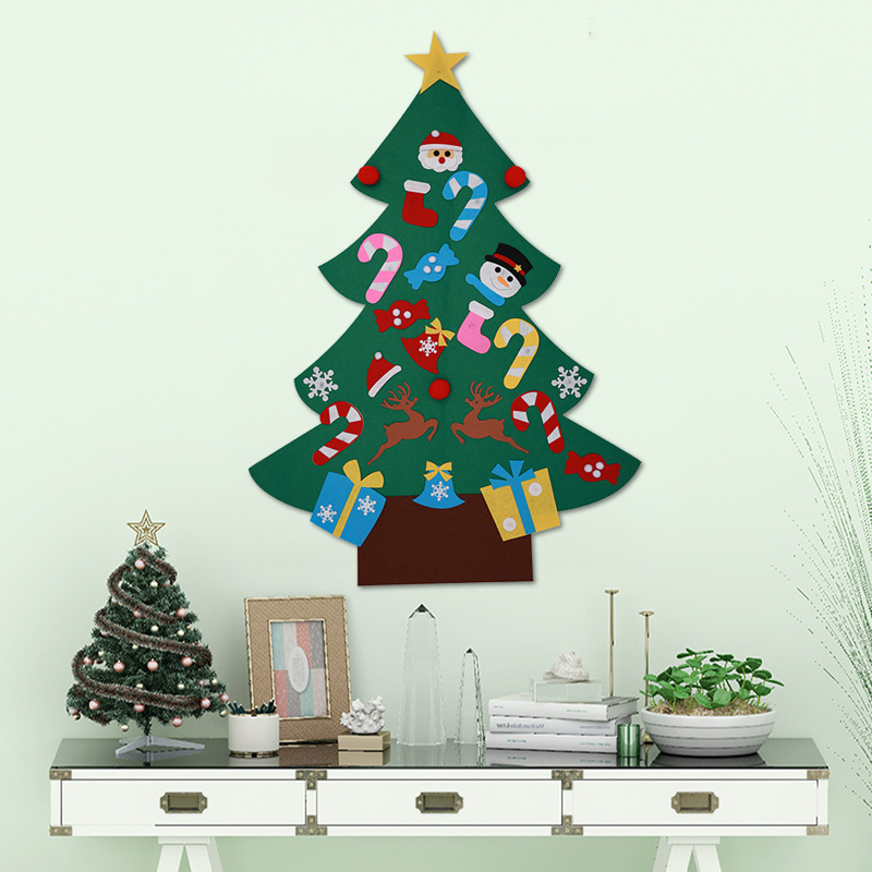 新款聖誕節裝飾用品 兒童手工DIY立體聖誕樹大號聖誕懸掛禮物