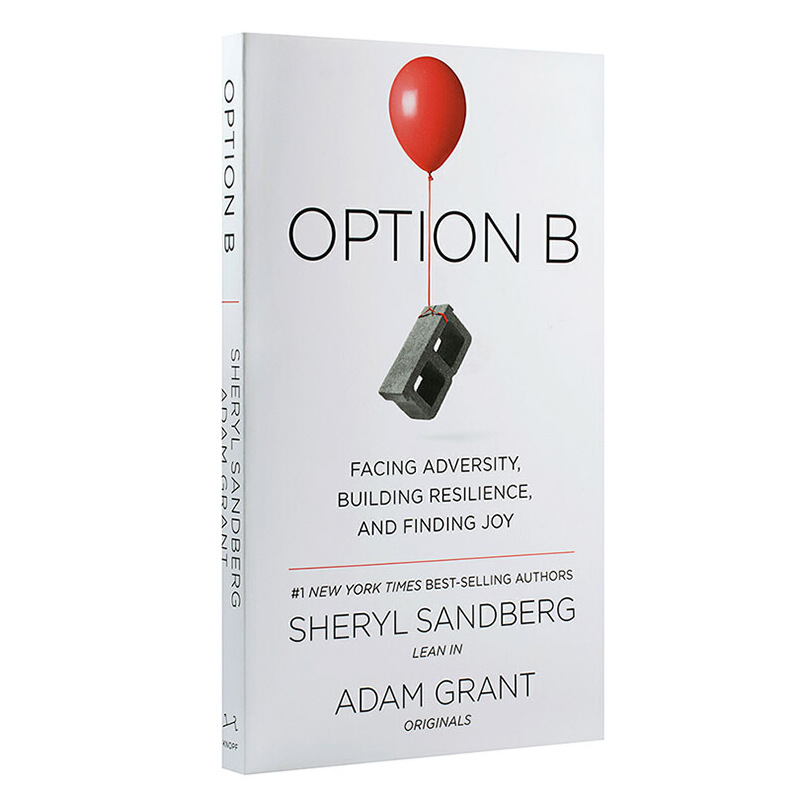 選項B 英文原版 另一種選擇  Option B Sandberg Sheryl 作者 Lean In 向前一步 雪柔．桑德伯格 2017年新作