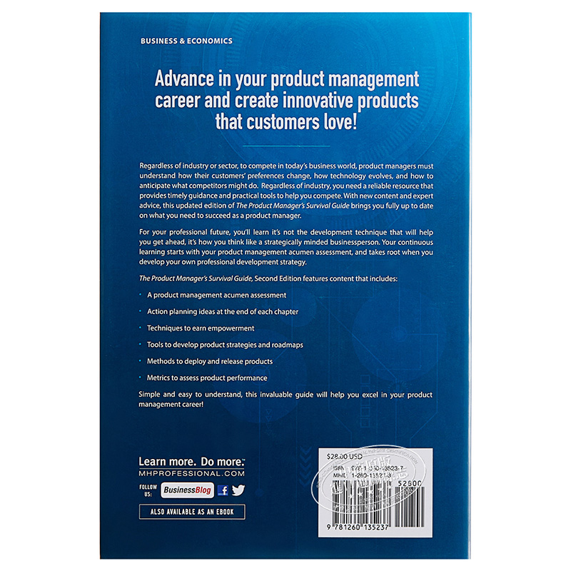 產品經理生存指南（第二版）英文原版 The Product Manager’s Survival Guide 2nd Edition