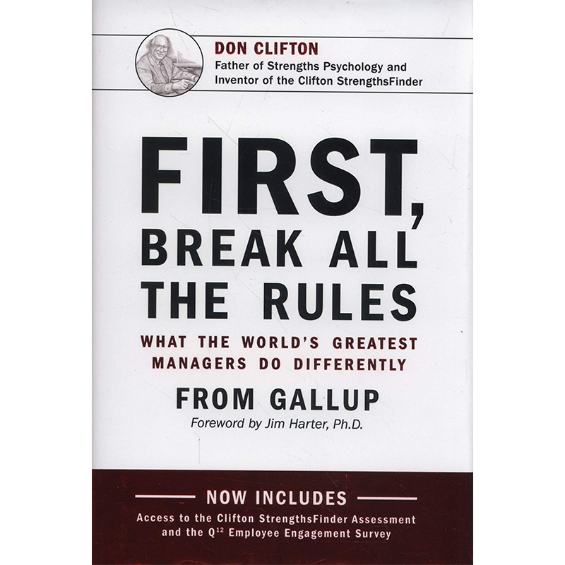 首先，打破一切常規：世界*管理者的成功祕訣 英文原版 First, Break All the Rules Marcus Buckingham