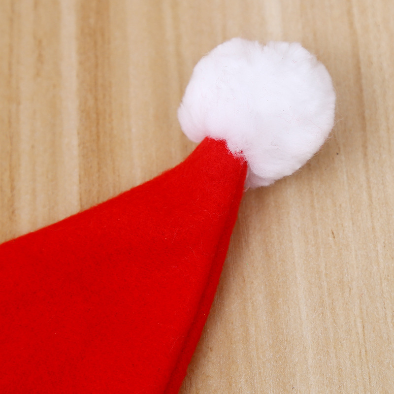 聖誕節裝飾品拉絨布聖誕帽毛絨布兒童聖誕帽速賣通老人雪人帽子