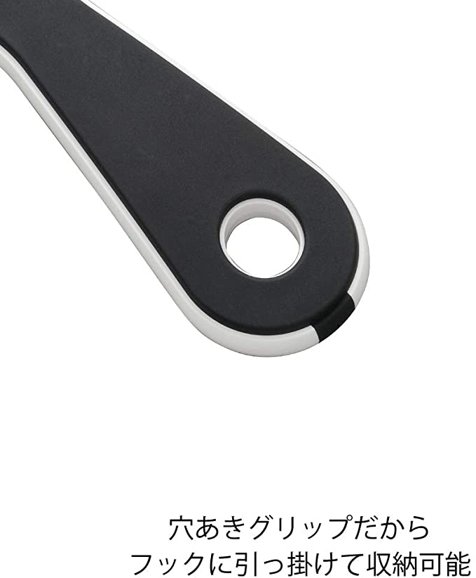Kyocera京瓷 陶瓷削皮器，可漂白，橡膠手柄，黑色，日本製造CP-NA12-FP