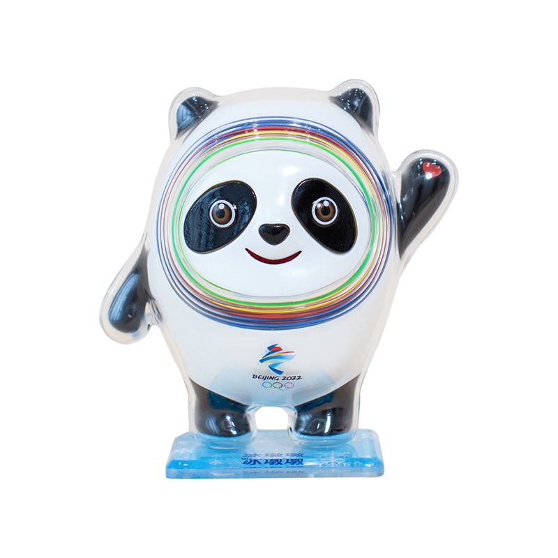 代購 北京2022年冬奧會和冬殘奧會吉祥物冰墩墩 手辦玩具擺件奧運