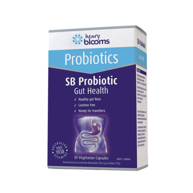 Henry Blooms SB Probiotic Gut Health Cap X 30