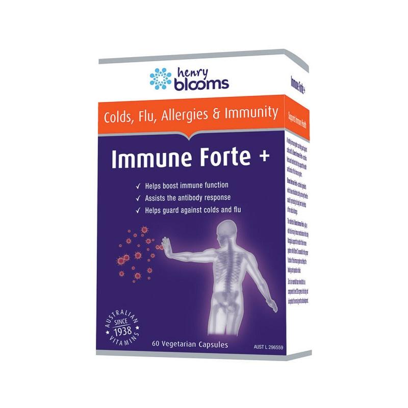 Henry Blooms Immune Forte + Cap X 60