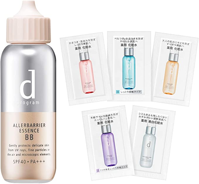 d program Allerbarrier Essence BB 乳液套裝 Cosmetic Foundation Natural（套裝），1 x 1.4 液量盎司（40 毫升）