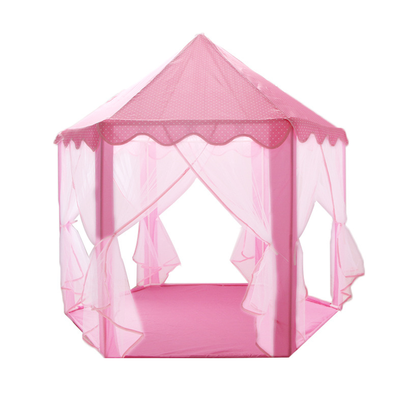 邁北彼兒童帳篷室內大空間城堡遊戲屋女孩公主房子生日禮物玩具屋