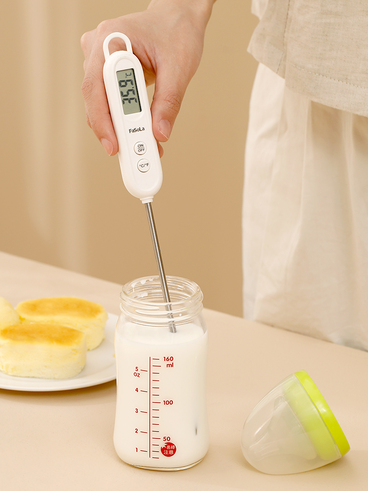 FaSoLa食品温度計嬰兒奶瓶温度計 油温計水温測量計
