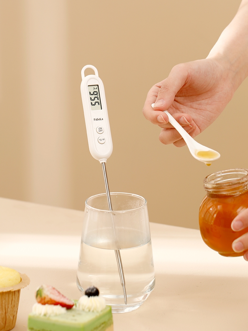 FaSoLa食品温度計嬰兒奶瓶温度計 油温計水温測量計