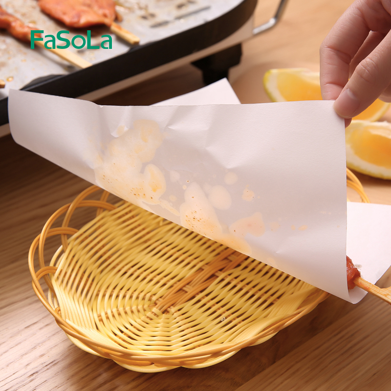 FaSoLa吸油紙廚房吸油紙廚房油炸食物專用烘焙紙