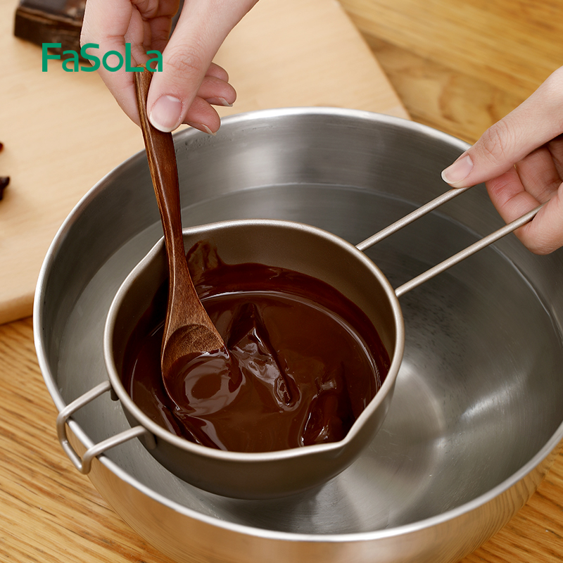 FaSoLa巧克力融化鍋黃油加熱巧克力隔水融化碗加熱鍋