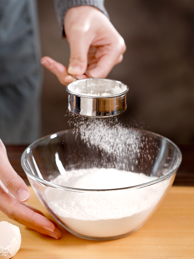 FaSoLa家用手持糖粉篩不鏽鋼 過濾網篩甜品篩烘焙篩網