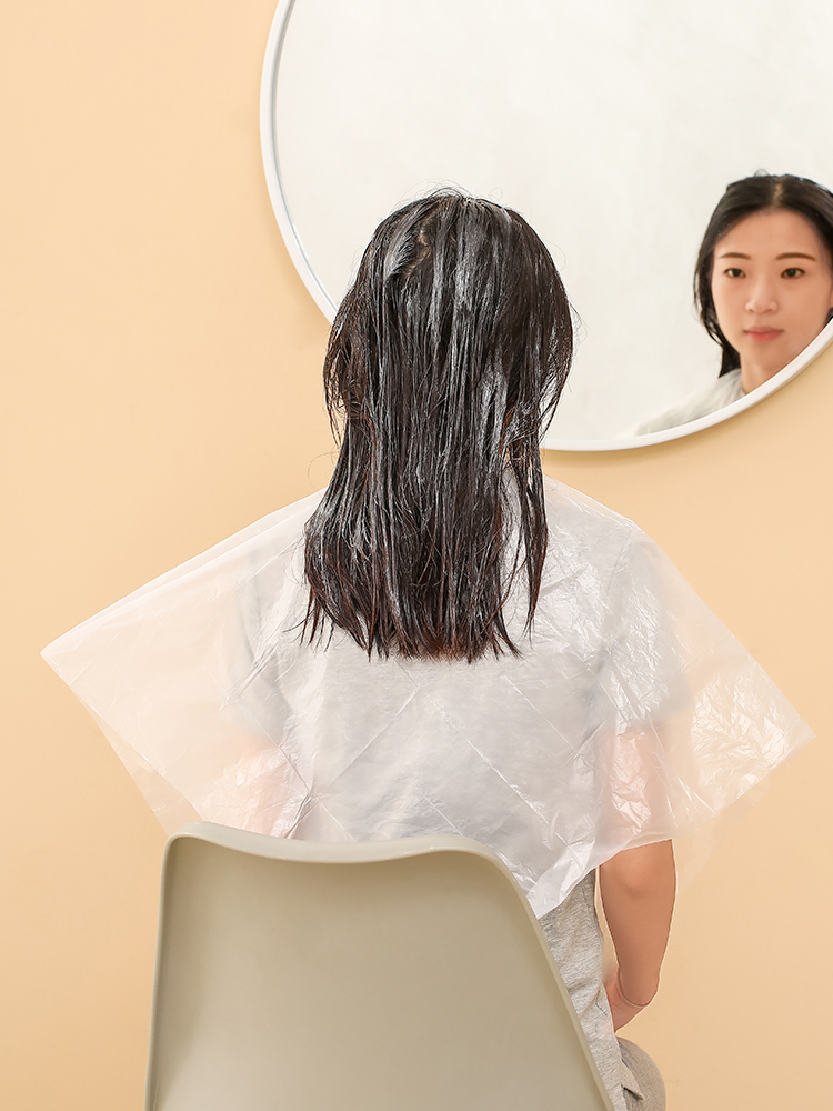 FaSoLa一次性披肩美髮燙剪髮焗油加厚防水理髮塑料布
