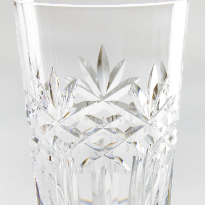 江戶切子水晶KAGAMI一對玻璃纖薄玻璃紅色透明禮品