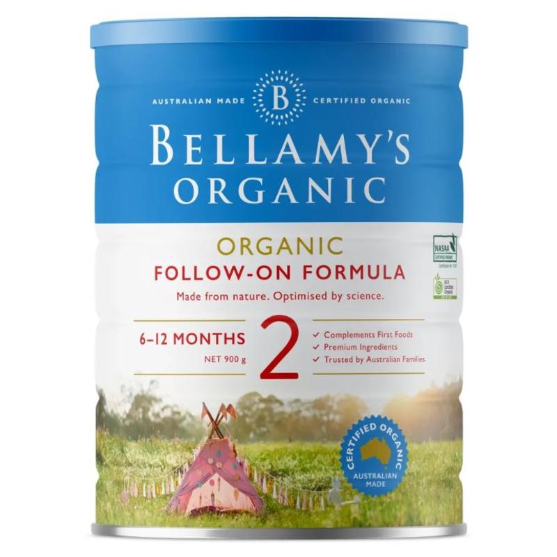 Bellamy's 貝拉米有機嬰兒配方奶粉2段 900g