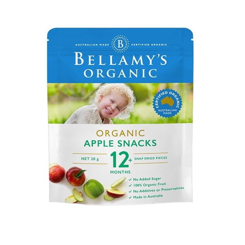 Bellamy's 貝拉米 有機蘋果乾水果乾 寶寶零食 1歲以上 20g