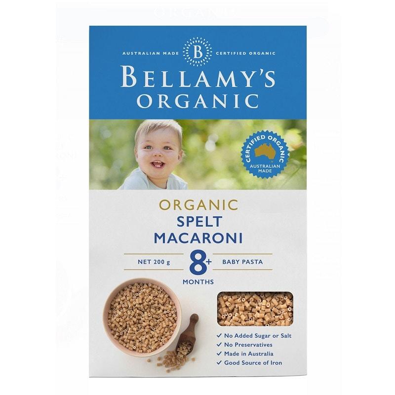 Bellamy's 貝拉米 有機嬰蔬菜通心粉 寶寶輔食 8個月以上 200g