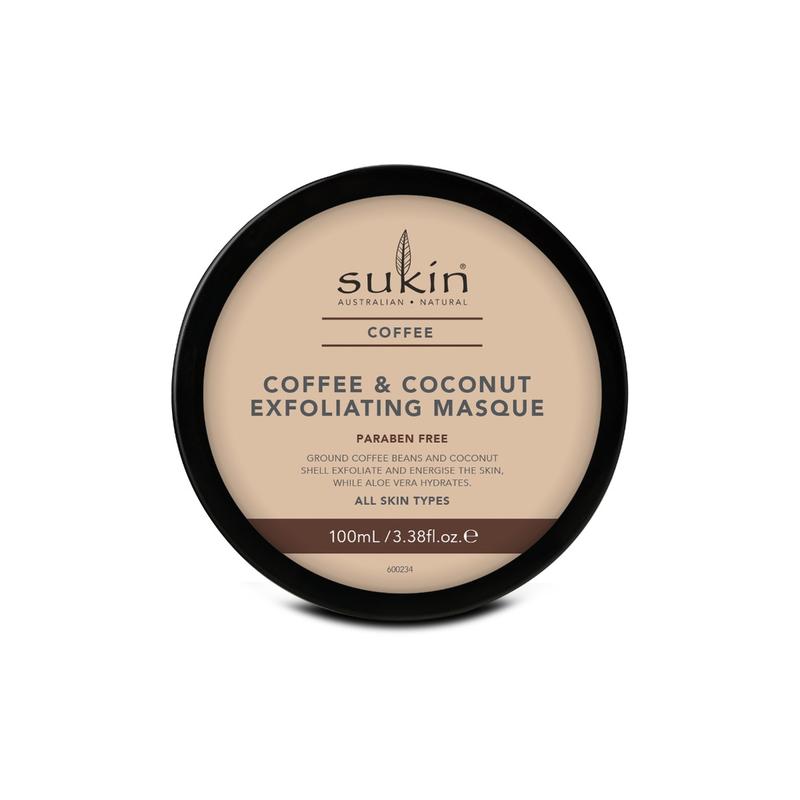 sukin 蘇芊 咖啡椰子去角質清潔面膜 100ml