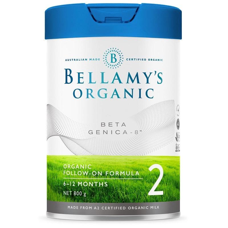 Bellamy's 貝拉米 有機白金版2段幼兒配方奶粉  6-12個月 800g