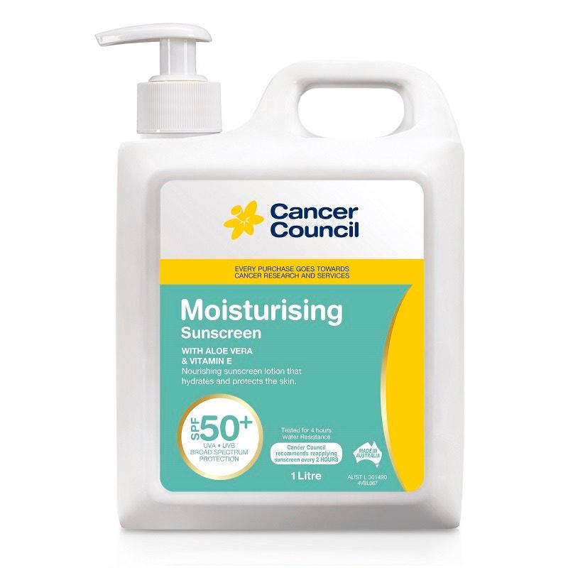 Cancer Council 澳美皙 強效保濕修護防曬乳霜 SPF50+ 1L