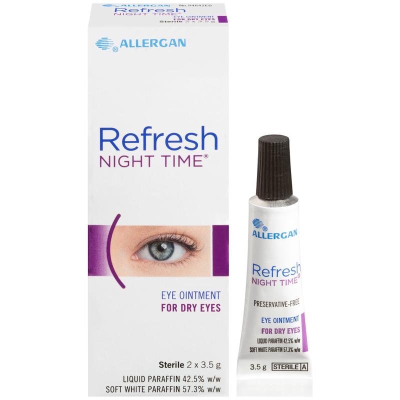 Refresh Night Time Eye Ointment 3.5g X 2