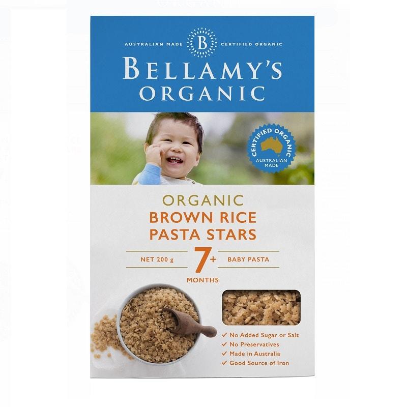 Bellamy's 貝拉米 嬰幼兒輔食有機糙米星星意麪 7個月以上 200g