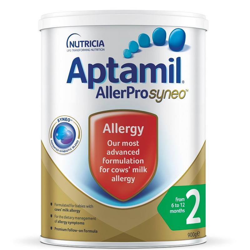Aptamil 澳洲愛他美 金裝嬰幼兒配方奶粉 牛奶過敏專用 AllerPro深度水解（2段）  6-12個月 900g