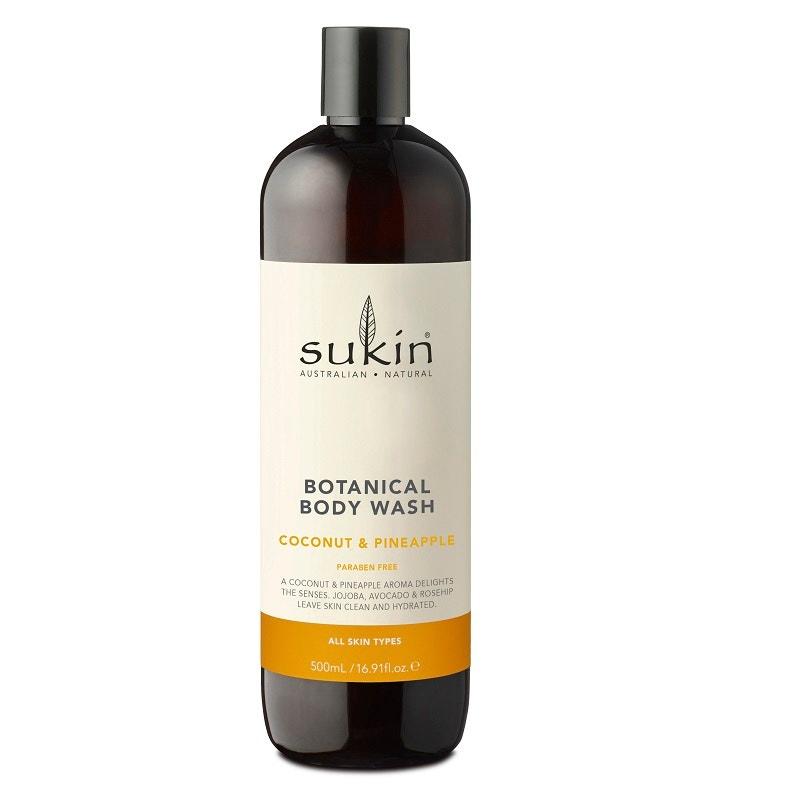 Sukin 蘇芊 天然菠蘿椰子植物沐浴露（蓋裝）500ml