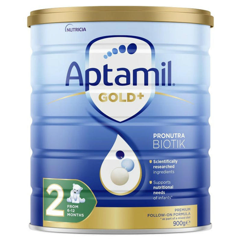 Aptamil 愛他美 金裝加強型嬰幼兒配方奶粉 （2段）6-12個月 900g