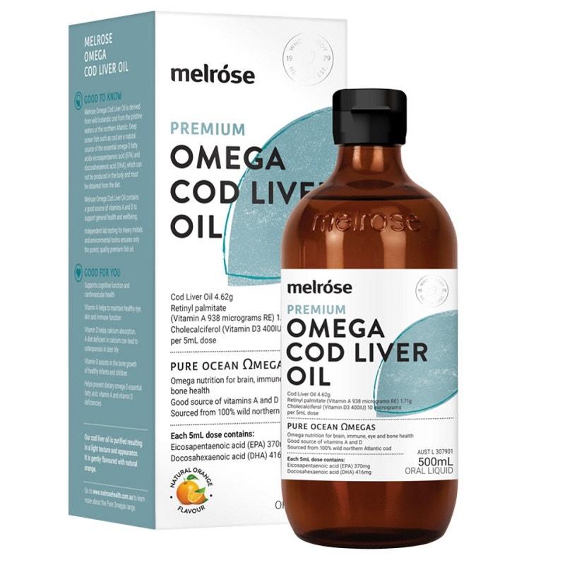 Melrose 優質Omega鱈魚魚肝油 500ml